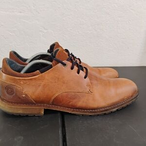 Bull Boxer Brandyn Brown Lace Up Leather Derbys Mens Size 12